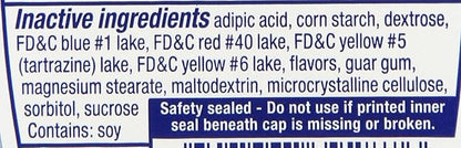 TUMS Smoothies Extra Strength Antacid Chewable Tablets for Heartburn Relief, Assorted Fruit - 60 Count (Pack of 2)