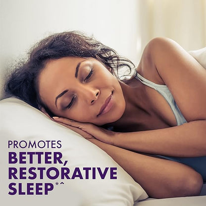 ZzzQuil PURE Zzzs Restorative Herbal Sleep, Tablets, Free of Drugs and Hormones, Melatonin-Free Formula, Valerian Root, Hops, Passion Flower, Sleep Aids for Adults, 60 Count