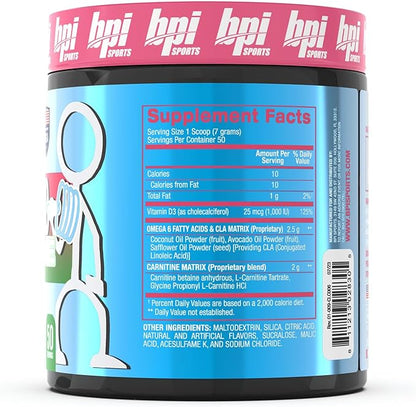 BPI Sports CLA + Carnitine – Conjugated Linoleic Acid – Performance, Lean Muscle – Caffeine Free – For Men & Women –Watermelon Freeze – 50 servings – 12.34 oz