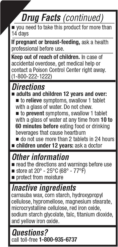 WELMATE Famotidine 20 mg |100 Count Tablets | Acid Reducer