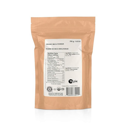 Yupik Organic Superfood, Maca Powder, 8.8 Oz, Non-GMO, Vegan, Gluten-Free
