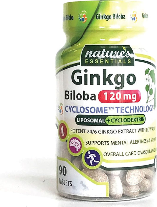 Liposomal Ginkgo Biloba | 120mg per Pill | Cognitive Support | Maximum Absorption Formula | 3 Month Supply | Non-GMO | Gluten-Free | Vegetarian | Lab Certified | USA