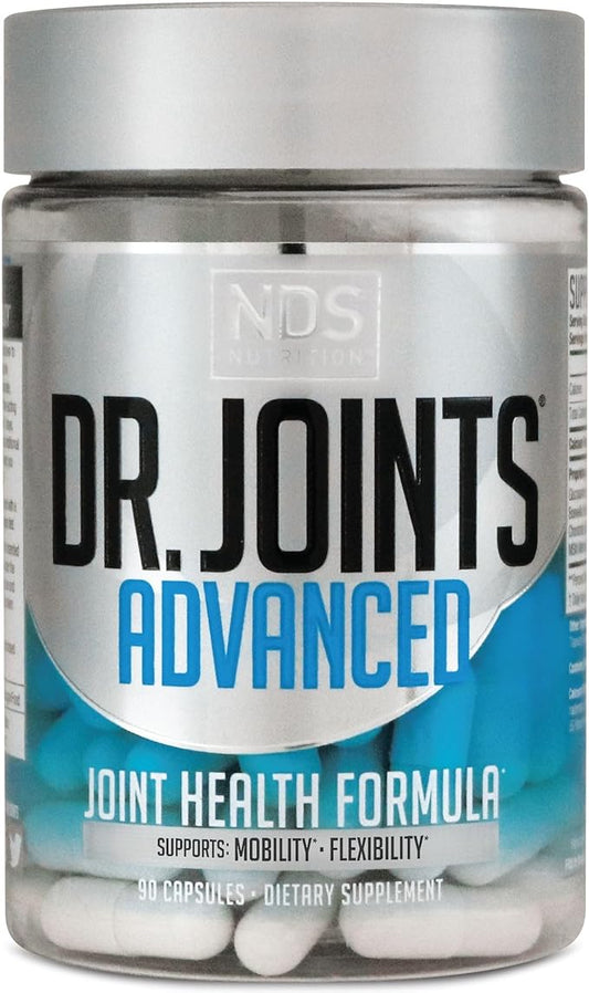 NDS Nutrition Advanced - Joint Health Formula with FruiteX-B, Glucosamine & Chondroitin - Improved Mobility & Flexibility - 90 Capsules