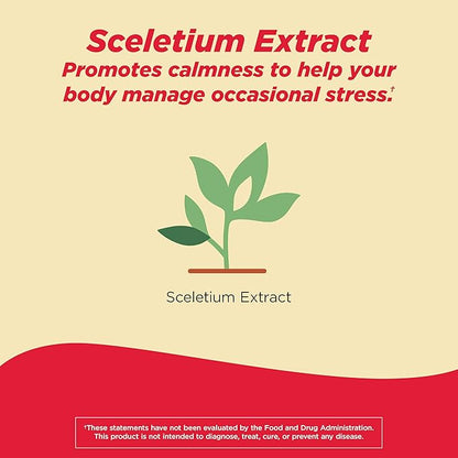Tylenol Proactive Support* Muscle & Joint Supplements + Stress, Tamarind + Turmeric Supplement + Sceletium Extract to Improve Joint Comfort & Flexibility*, Acetaminophen Free, 30 ct