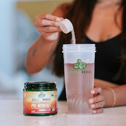 USDA Organic Pre-Workout Powder, Passionfruit Guava | Clean Energy Without Jitters | Natural Performance Boost | No Artificial Sweeteners | 20 Superfoods | Low Caffeine, 20 Servings