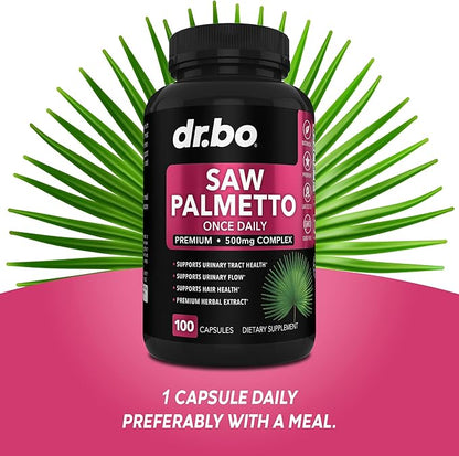 Saw Palmetto for Women Hair Loss - DHT Blocker for Women Natural Growth Plus Bladder Control Supplements Complex - Pure Saw Palmetto Hair Loss Supplement Capsules Support Extract & Urination Pills Aid