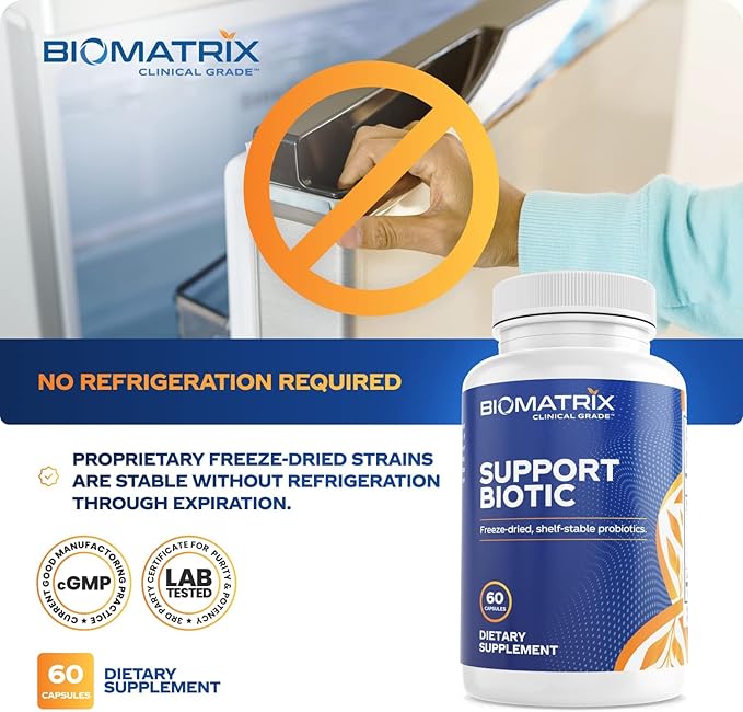 Saccharomyces boulardii Probiotic Supplement w/L. paracasei, L. rhamnosus, Bifidobacterium, Acidophilus – Prebiotic Complement – Temp-Stable, 30-60 Day Supply