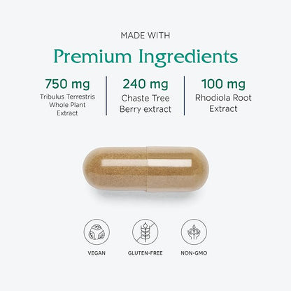 Vitanica Pregnancy Prep, Reproductive System Support, Vegan, 120 Capsules
