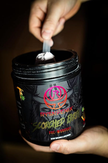 Scorched Earth Pre Workout Powder - Energy & Focus with Dual-Source Caffeine, Nootropics | Pumps from Citrulline, Beta Alanine, Nitrosigine®, GlycerPump™ (Tropical Punch)