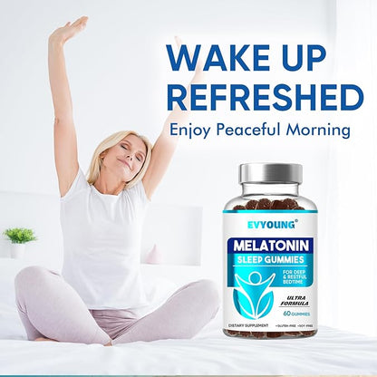Melatonin Gummies,Sleep Support for Adults,1000 mcg Melatonin 120 Gummies up to a 60 Day Supply,Supplement for Sleeping