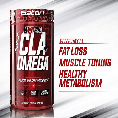 iSatori L-Carnitine LS3 Gummy Bear 3000mg (32 Servings) Ultra CLA (90 Softgels)