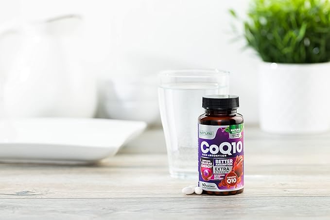 CoQ10 100mg Softgels, High Absorption Coenzyme Q10, Heart Health & Energy Production Support, Rapid Release Antioxidant Supplement - Gluten Free, Naturally Fermented, 60 Count – 2 Month Supply
