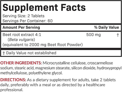 Futurebiotics Beet Root Extra Strength, Non-GMO, 120 Vegetarian Tablets