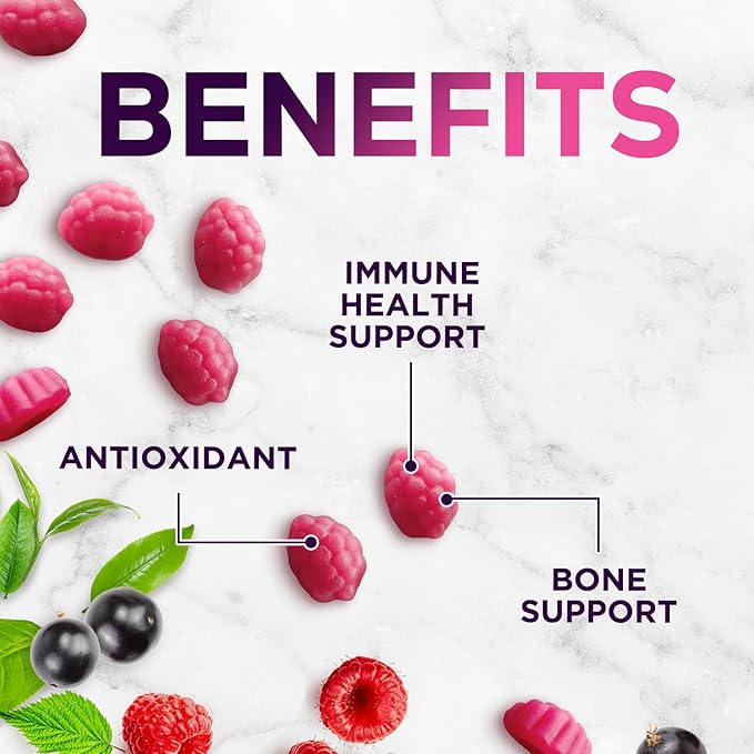 Zinc Supplement 50mg Gummies for Adults - Max Strength Skin Health & Immune Support Gummy, Vegan, Non-GMO & Gluten Free, Nature’s Antioxidant & Bone Health Chewable Zinc Vitamins - 120 Gummies