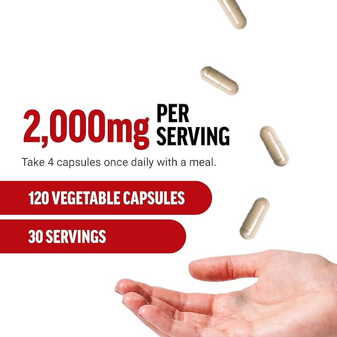 Force Factor Maca Max, Maca Root Capsules to Maximize Vitality & Performance, Made with Black Maca, Red Maca, & Yellow Maca Powder, Maca Root Powder, 2000mg, 120 Capsules