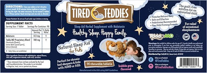 Melatonin (0.3 mg) Herbal Supplement for Kids - chewable Tablets