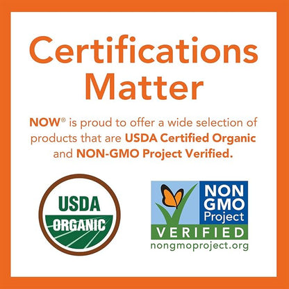 NOW Foods Supplements, Inulin Prebiotic Pure Powder, Certified Organic, Non-GMO Project Verified, Intestinal Support*, 1-Pound