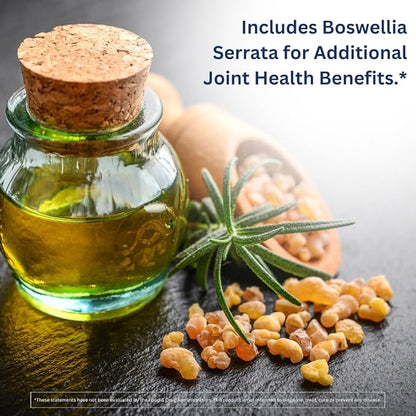 INVIGOFLEX® GS - Glucosamine Sulfate (Shellfish Free, Sodium Free & Vegetarian Safe) Non GMO, Gluten Free - with Boswellia Serrata - Knees, Hands, Back, and Hip Premium Joint Supplement