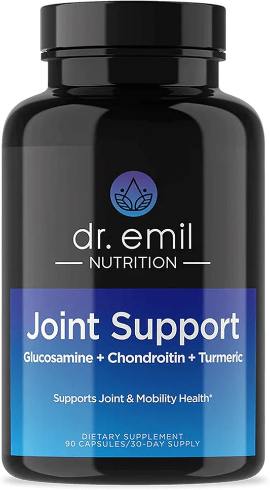 DR. EMIL NUTRITION Joint Aid Supplement - Joint Supplement with Glucosamine Chondroitin, MSM & Turmeric - Joint Health Supplement for Mobility and Discomfort for Men and Women* (60 Capsules)