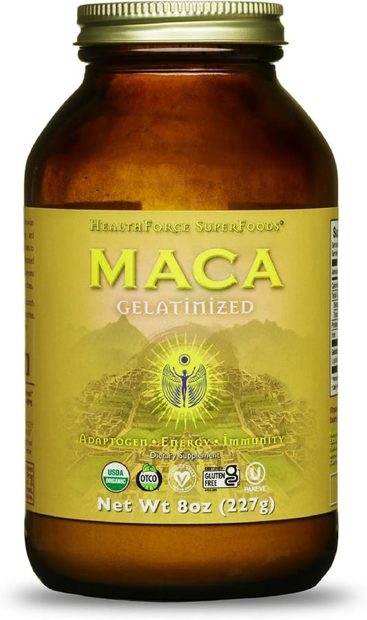 HealthForce SuperFoods Gelatinized Maca - 8 Oz Powder