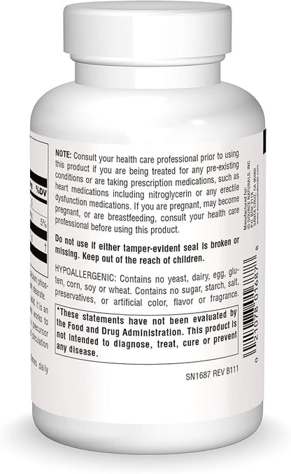 Source Naturals Free Form L-Arginine, 500mg - 100 Capsules