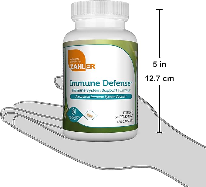 Zahler Immune Defense, Immune System Support, Certified Kosher, 120 Capsules
