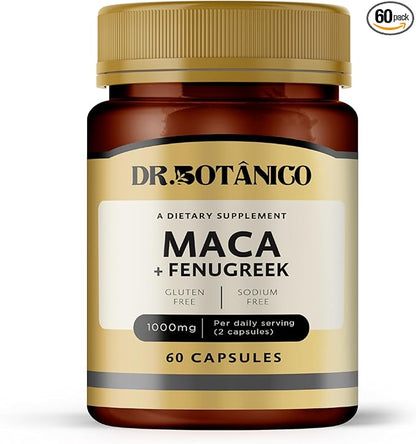 MACA + Fenugreek 1000MG 60 Capsules