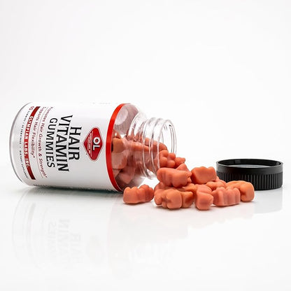 Olympian Olympian Labs Hair Vitamin Gummies Labs Hair Vitamin Gummies | Rich in Biotin Plus Vitamins and Minerals | 60 Count Great Tasting Berry Flavor