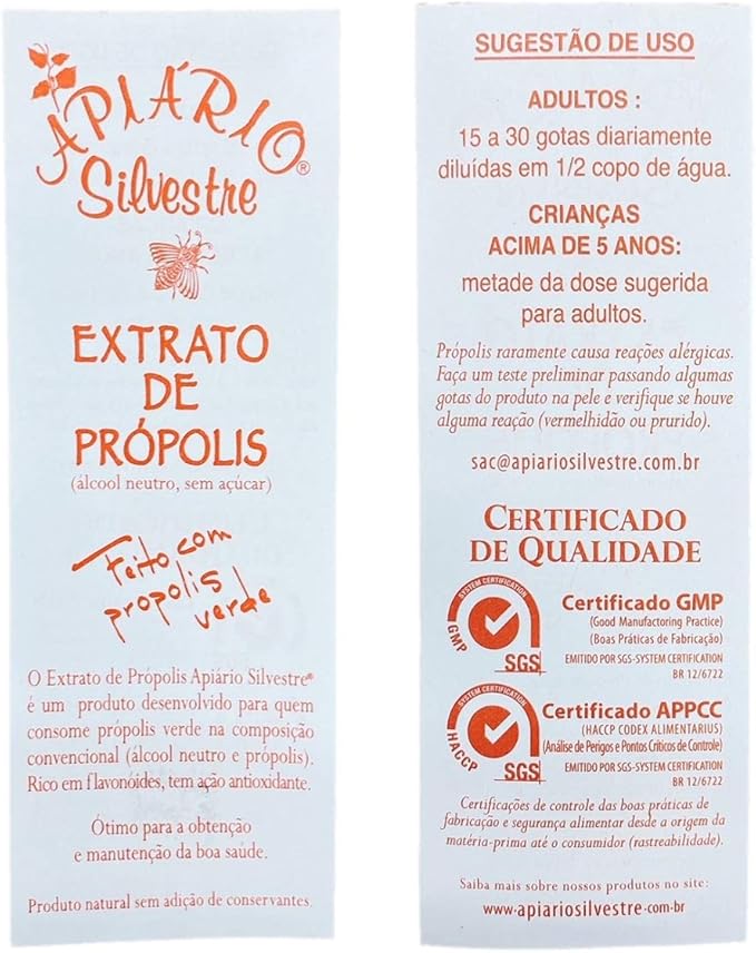 Apiario Brazilian Green Bee Propolis Traditional Extract (30 ml)