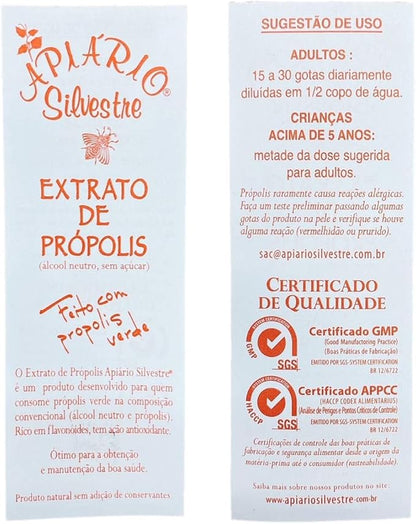 Apiario Brazilian Green Bee Propolis Traditional Extract (30 ml)
