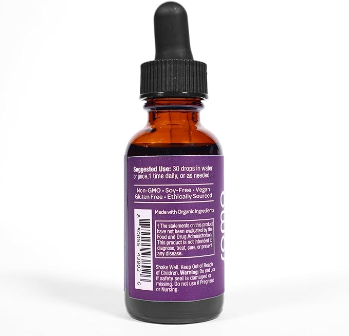 Organic Maca Root Extract, Focus and Energy Supplement, Supports Clarity Performance Concentration, Non-GMO, Gluten-Free, 1fl oz, 30ml