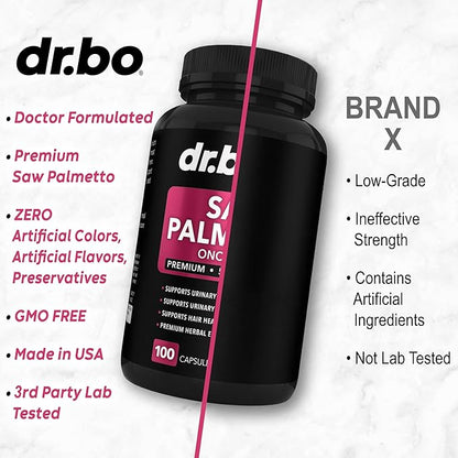 Saw Palmetto for Women Hair Loss - DHT Blocker for Women Natural Growth Plus Bladder Control Supplements Complex - Pure Saw Palmetto Hair Loss Supplement Capsules Support Extract & Urination Pills Aid