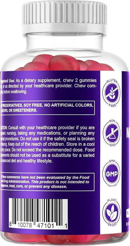 Vitamatic Melatonin 20mg Gummies for Adults, 30 Servings - 60 Count - Non-Habit Forming Supplement (Pack of 2)