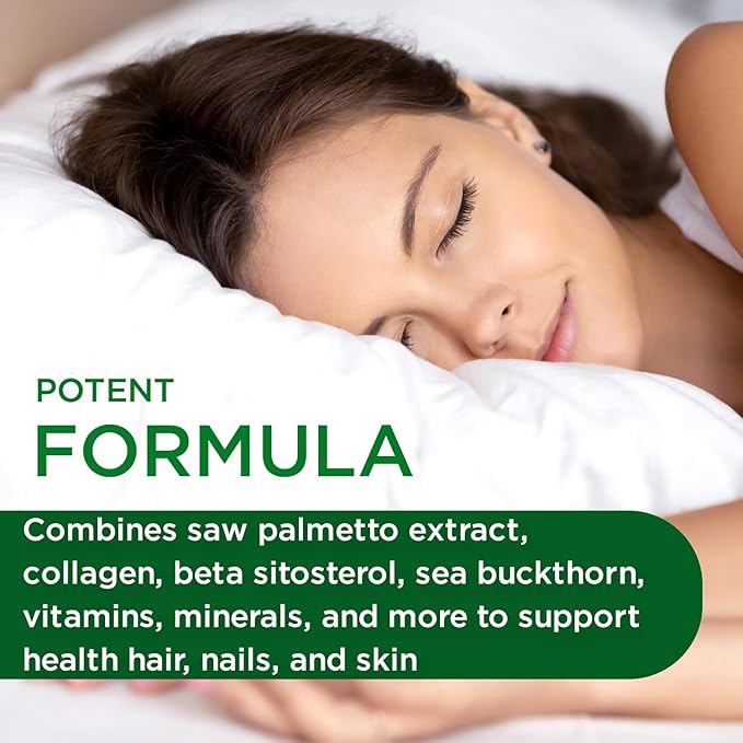 EMERALD LABS Collagen Health - Hydrolyzed Collagen for Healthy Hair, Skin & Nails with Saw Palmetto & Beta-Sitosterol - Also Supports Immune & Adrenal Health - 90 Vegetable Capsules (30-Day Supply)