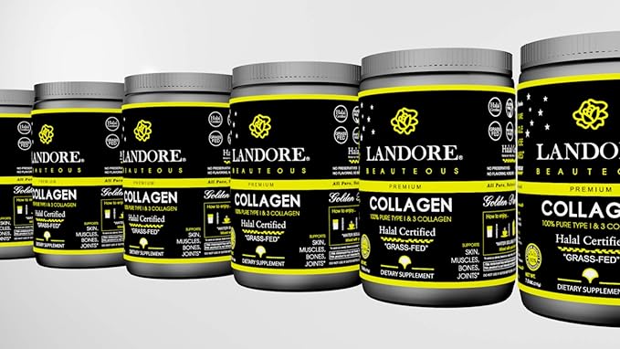 Premium Halal Bovine Collagen Peptides Powder | Type 1&3 Collagen | Anti-Aging Amino Acids | Bones, Muscles, Tendons and Joints, Skin | Paleo Friendly | Non-GMO.