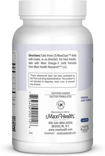 Maxi Health Premium Glucosamine Complex Joint Formula with MSM, 120 Count