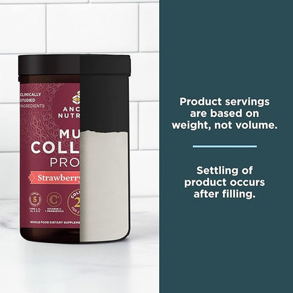 Ancient Nutrition Multi Collagen Protein Powder, Strawberry Lemonade, 45 Servings + Multi Collagen Protein Powder, Cucumber Lime, 45 Servings