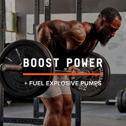 BEYOND RAW LIT Advanced Pre-Workout Formula, Sweet and Tart, for Energy, Focus, Endurance, Pumps, with 300mg Rapid and Targeted Release Caffeine, Creatine, Betaine, Beta Alanine, Taurine, 20 Servings