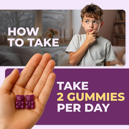 Sea Moss Gummies with Elderberry, Burdock Root and Bladderwrack for Kids and Adults 60pcs