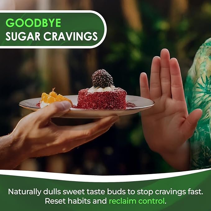 Sugar Craving Suppressant Mint Oral Spray - Fast-Acting, All-Natural Formula with Gymnema Sylvestre Extract - Sugar Blocker Supplement for Appetite Control - 1 oz