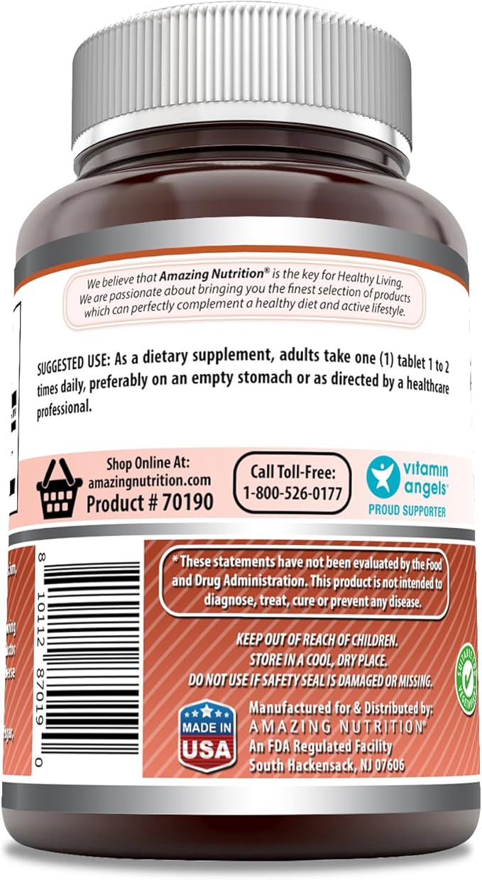 Amazing Formulas L-Lysine 1000mg Amino Acid Tablets Supplement | Non-GMO | Gluten Free | Made in USA (90 Count)