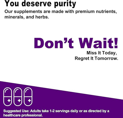 Premium Collagen Complex for Women - 1800mg Multi Collagen Types I, II, III, V, X, Non-GMO & Sugar Free, 90 Capsules (30 Day Supply) - Support Skin Elasticity & Joint Care