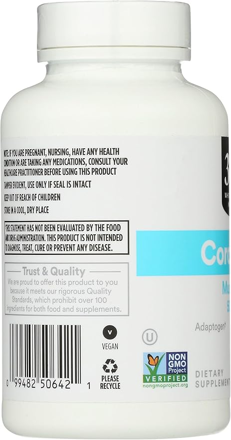 365 by Whole Foods Market, Cordyceps Mushroom Vegan Capsules, 500mg, 90 Count