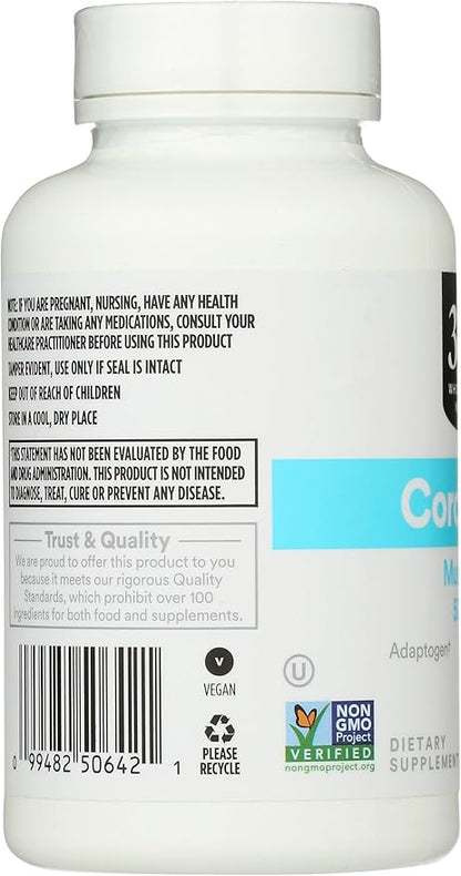 365 by Whole Foods Market, Cordyceps Mushroom Vegan Capsules, 500mg, 90 Count