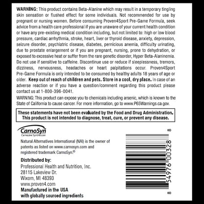 Proven4 Pre Workout Powder for Men and Women with Creatine - Beta Alanine - Caffeine NSF Certified Energy Supplement Chery Limeade 30 Servings