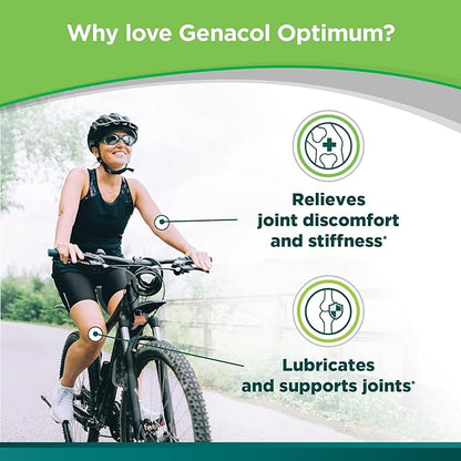 Genacol Optimum – Glucosamine, Chondroitin, MSM and Ultra-Hydrolyzed Collagen Tablets, Maintains Healthy Joints, Protects & Lubricate Cartilage, 90 Tablets (30-Day Supply)