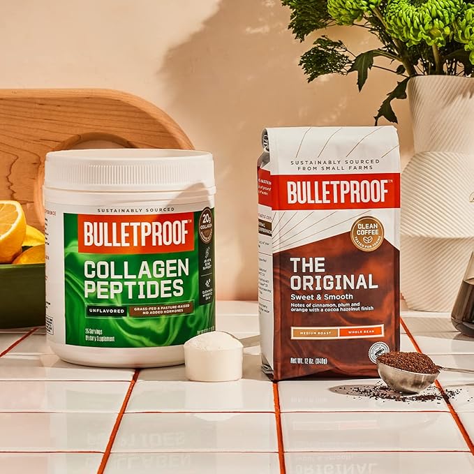 Bulletproof Duo Kit | Collagen Peptides Protein Powder for Skin, Bones and Joints — 18g Protein, 17.6 Oz & InnerFuel Prebiotic Fiber Powder for Gut, Gas Relief, Digestive Health and Immune Support
