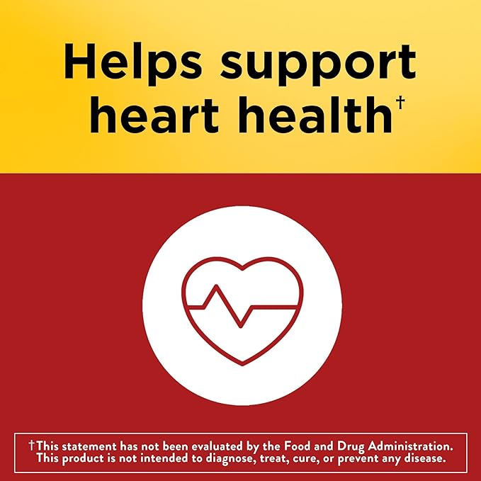 Nature Made CoQ10 100mg, Dietary Supplement for Heart Health Support, 120 Softgels, 120 Day Supply