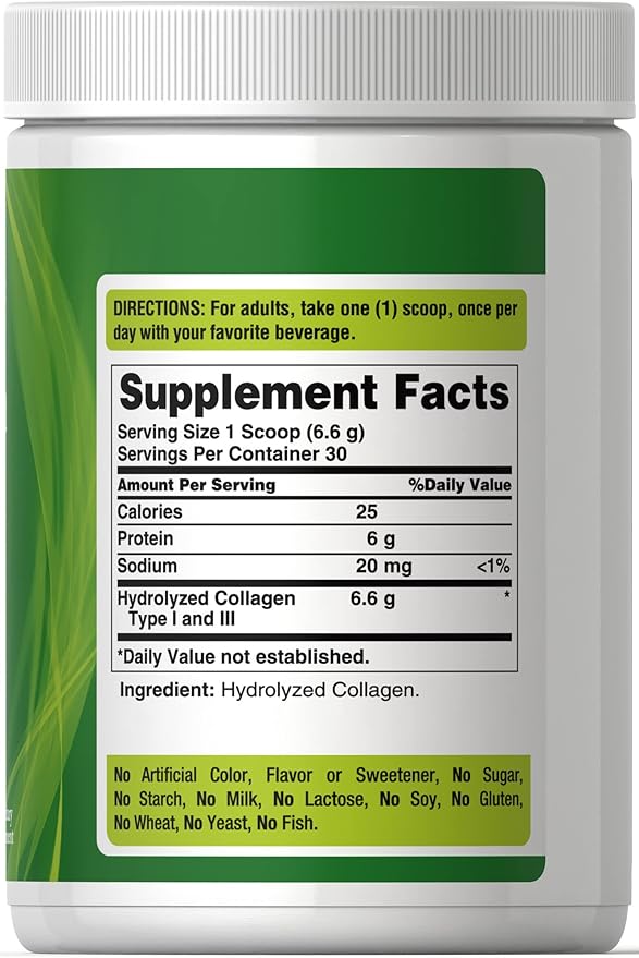 Puritan's Pride Hydrolyzed Collagen 1000 mg