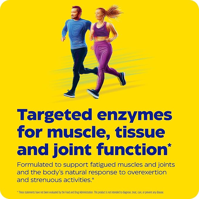 Enzymedica, Repair Gold, Proteolytic Enzymes, Joint Support Supplement, Promotes Muscle Recovery & Tissue Function, 120 Count